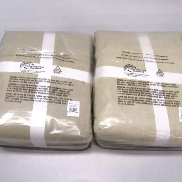 Lot Of 2 Pottery Barn Washed Velvet Sham, Euro Taupe NWT - Picture 3 of 3